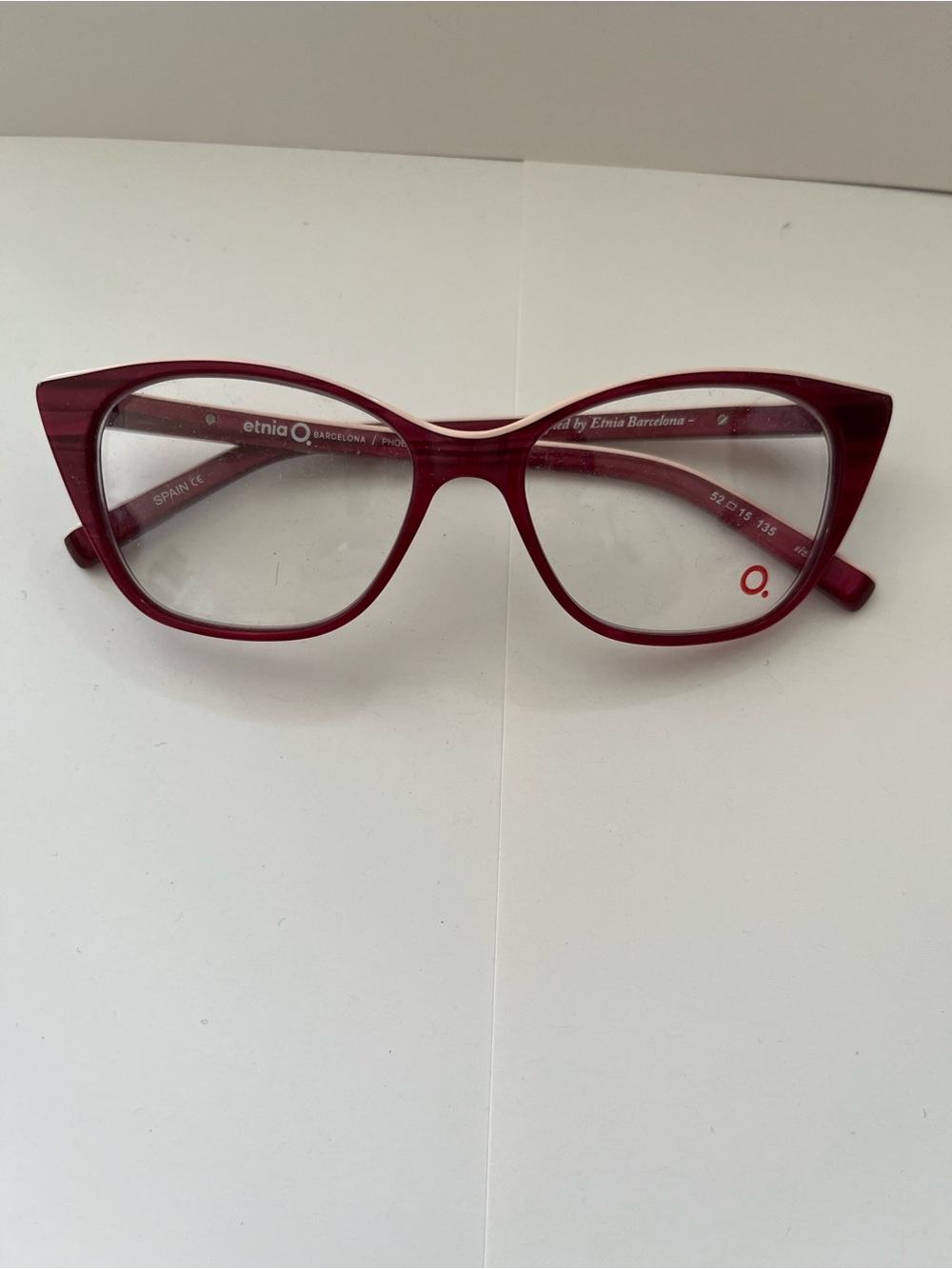 Etnia Barcelona Women's Cat-Eye Glasses in Raspberry